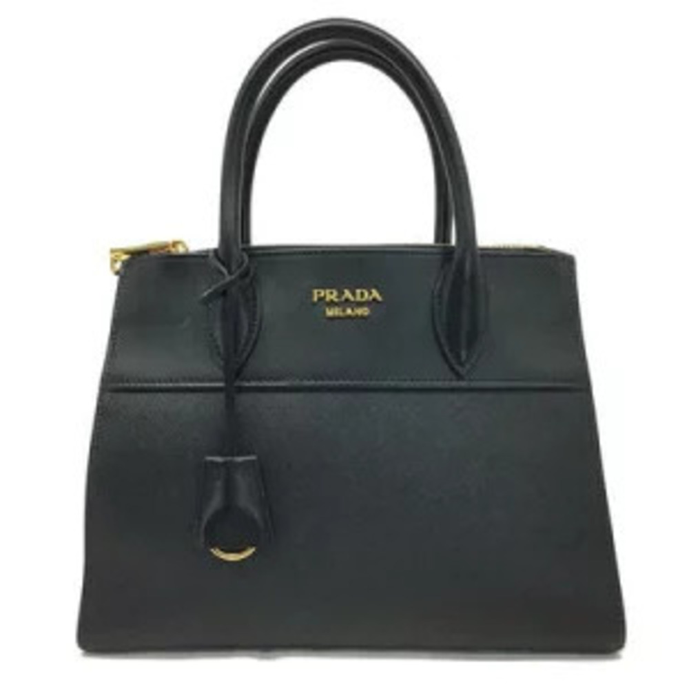 PRADA Paradi Bag Shoulder Handbag Black
